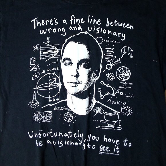 Big Bang Theory Visionary T-Shirt - Picture 1 of 6